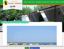 Tablet Screenshot of campingvalentina.it